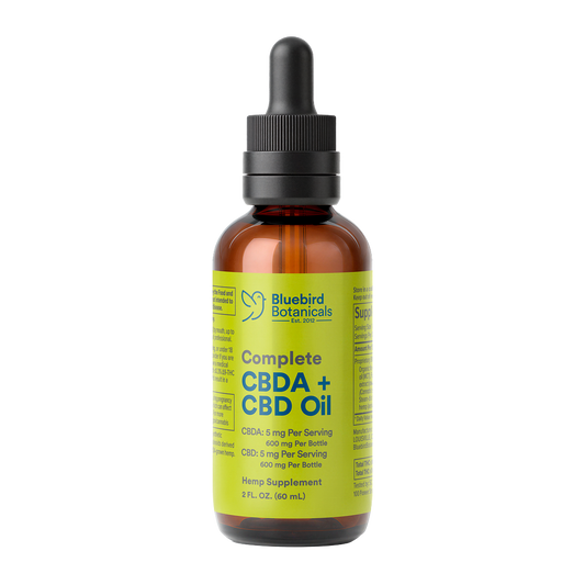Complete CBDA + CBD Oil (10 mg/serving) Bluebird Botanicals