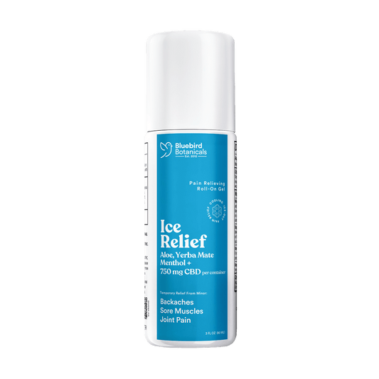 Ice Relief Roll-On – Broad Spectrum CBD Cooling Topical