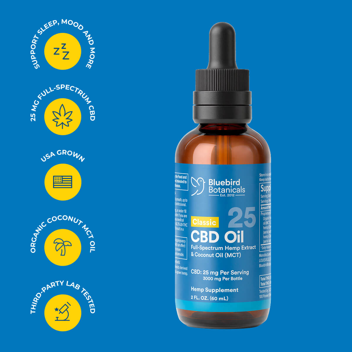 Classic CBD Oil | 10 mg & 25 mg CBD Tincture