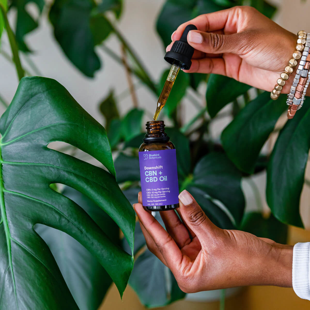Bluebird Botanicals Downshift CBN + CBD Oil for sleep