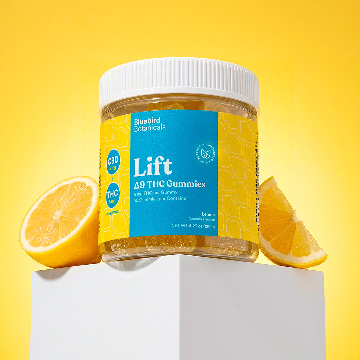 Lift Gummies - Lemon | 5mg Delta-9 THC + 5mg CBD