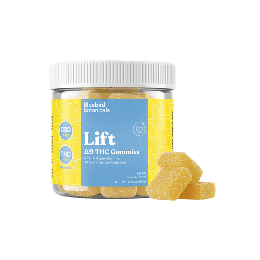 Lift Gummies - Lemon | 5mg Delta-9 THC + 5mg CBD