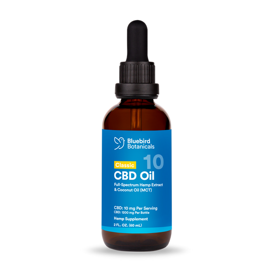 Classic CBD Oil 10mg  Bluebird Botanicals 2oz - $54.95
