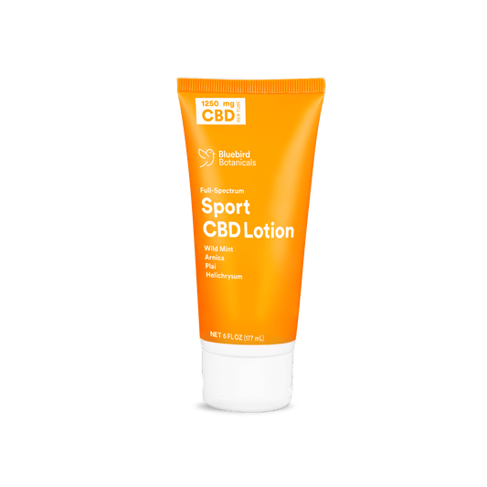 Full-Spectrum Sport CBD Lotion Bluebird Botanicals 6oz - $74.95
