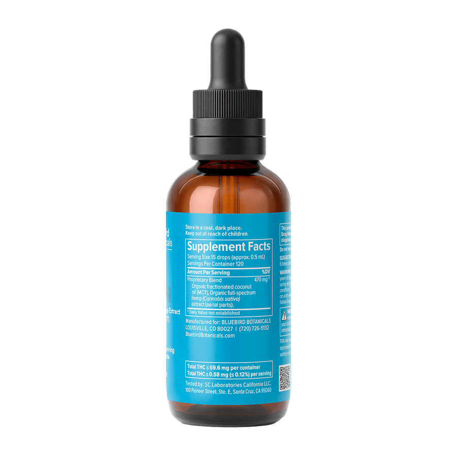 Classic CBD Oil | 10 mg & 25 mg CBD Tincture – Bluebird Botanicals