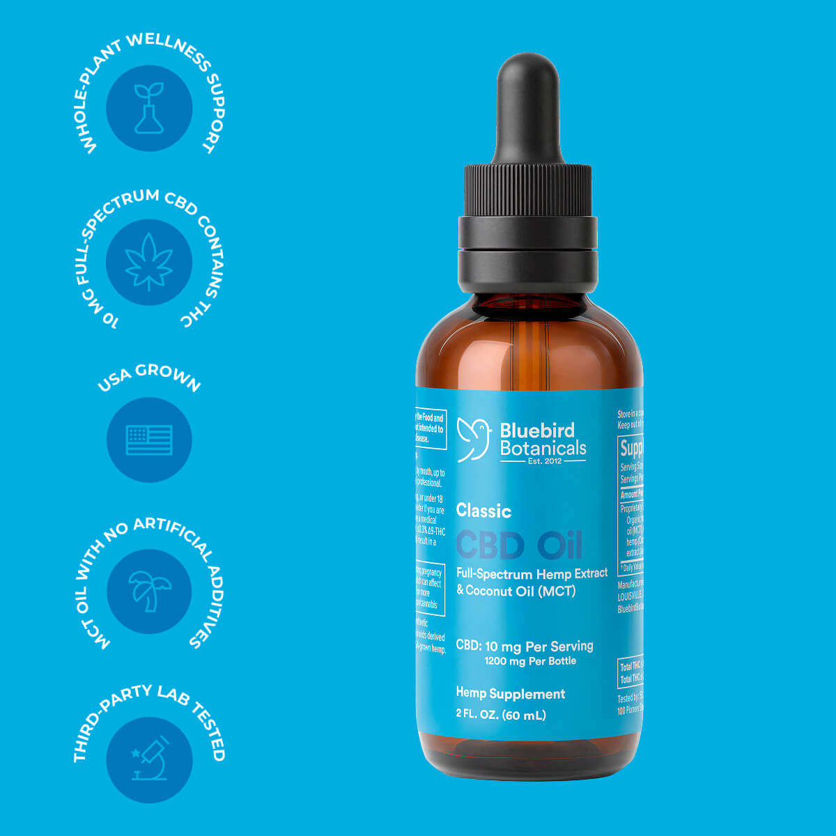Classic CBD Oil | 10 mg & 25 mg CBD Tincture
