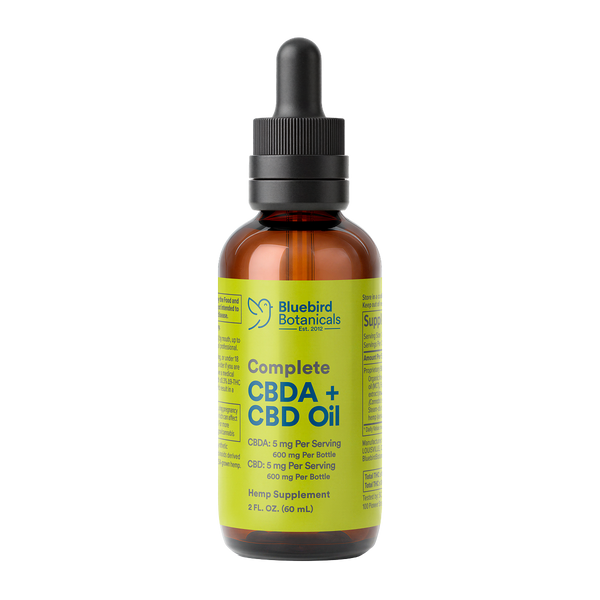 Complete CBDA + CBD Oil | 10 mg & 25 mg Tinctures – Bluebird