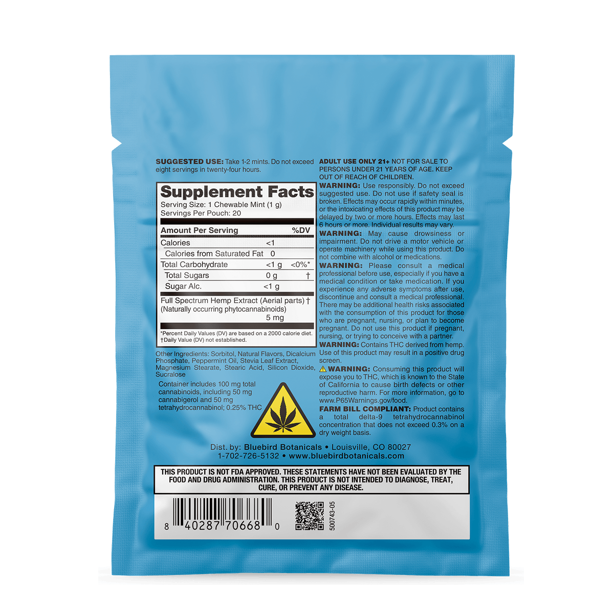 Good Mood Mints – Delta-9 THC + CBG Microdose Mints