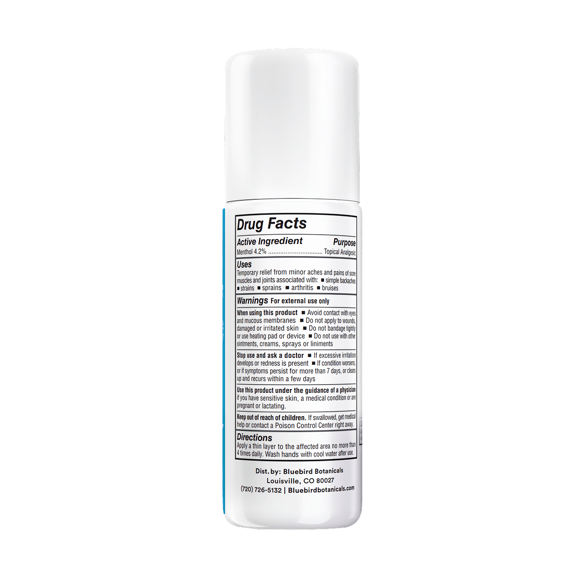 Ice Relief Roll-On – Broad Spectrum CBD Cooling Topical