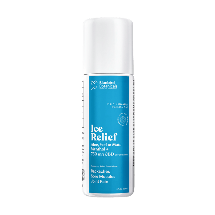 Ice Relief Roll-On – Broad Spectrum CBD Cooling Topical