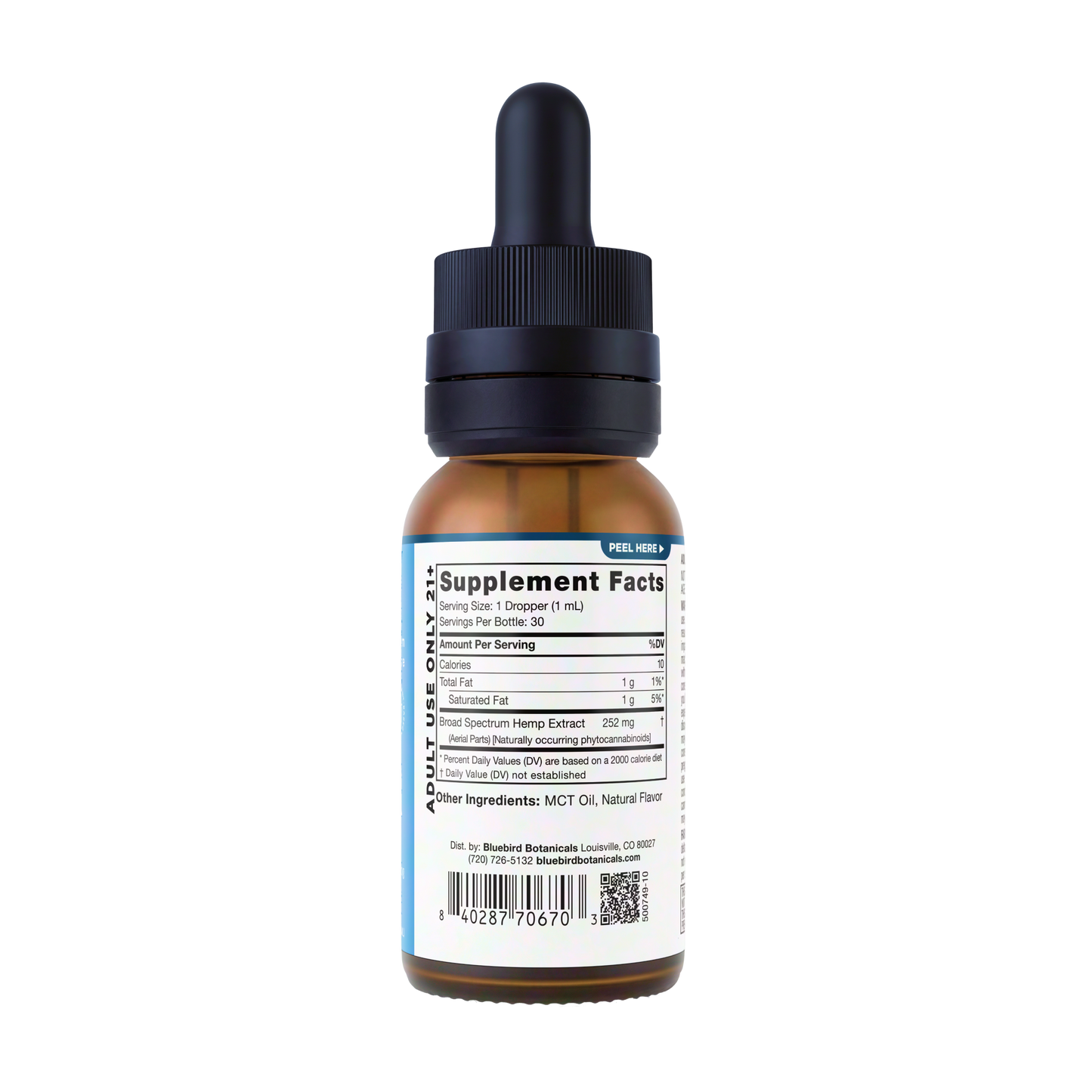 THC Free Max Strength Hemp Oil | 200mg CBD