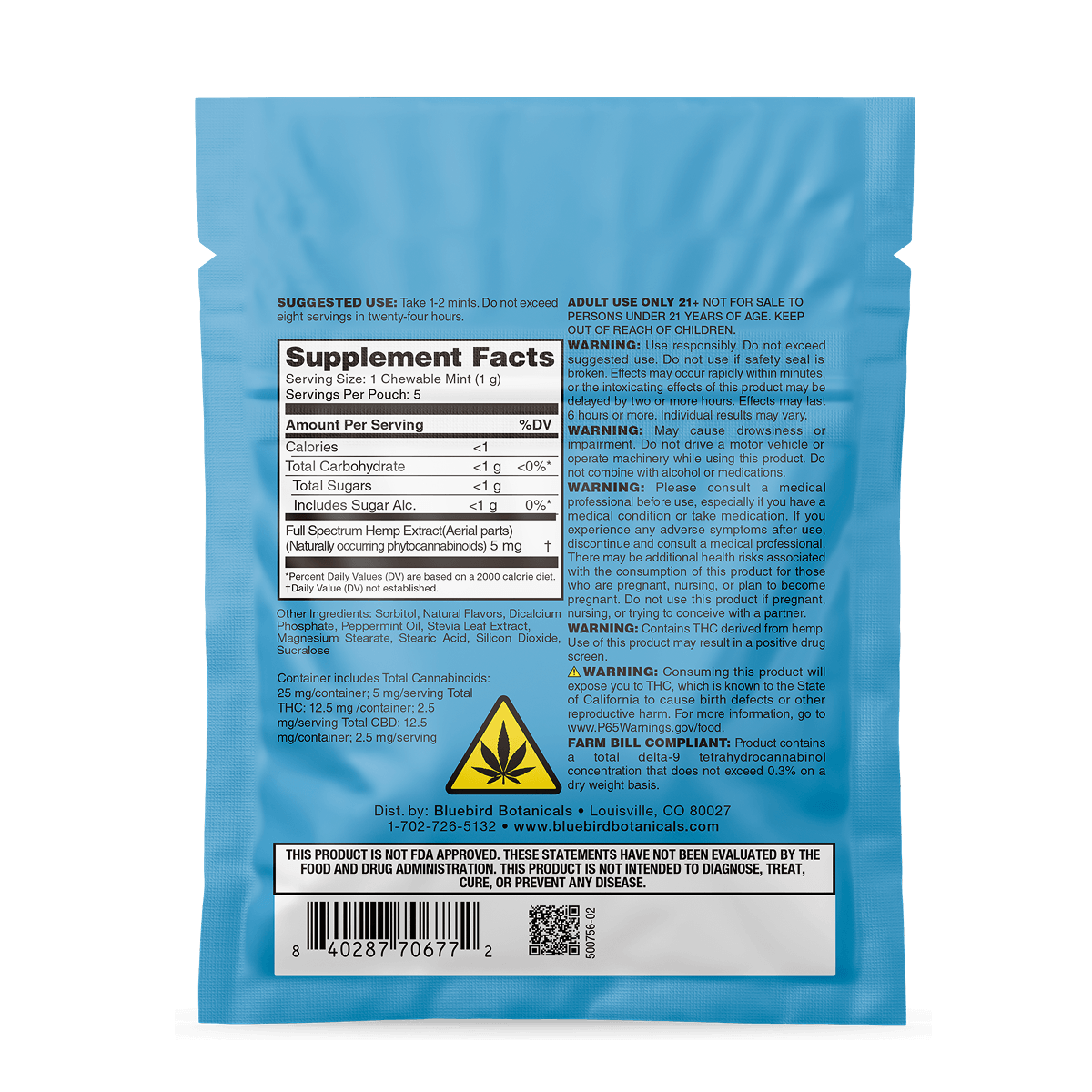 Good Mood Mints – Delta-9 THC + CBG Microdose Mints