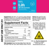 Supplement label for Bluebird Botanicals Lift THC gummies with warning symbol and text.; Flavor: Dragon Fruit;