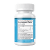 Back label of Bluebird Botanicals 50 mg CBD Softgels showing supplement facts and ingredients.; Strength: 50 mg;