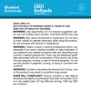 Warnings and precautions for Bluebird Botanicals 50 mg Broad Spectrum CBD Softgels.; Strength: 50 mg;