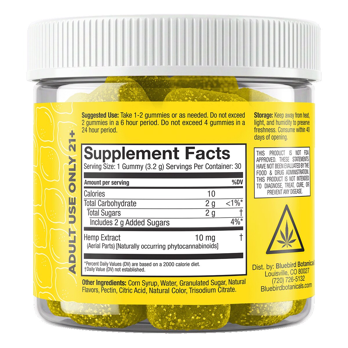 Lift Gummies - Lemon | 5mg Delta-9 THC + 5mg CBD