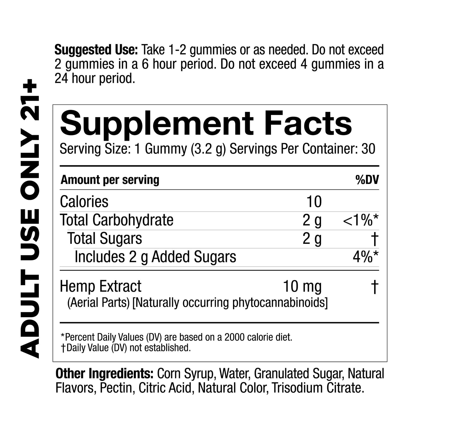 Lift Gummies – Blue Raspberry | 10mg Delta-9 THC + 60mg CBD