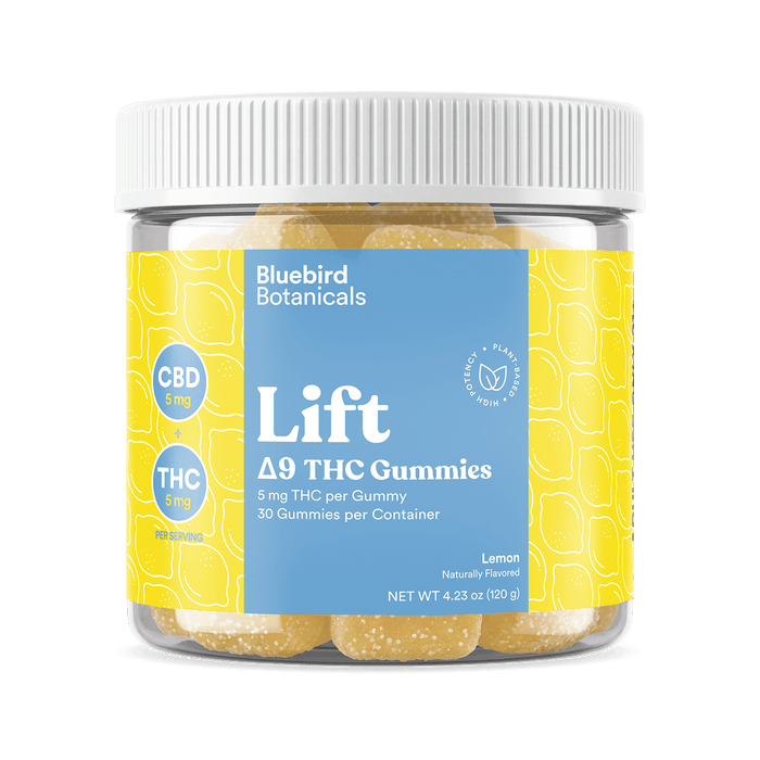 Lift Gummies - Lemon | 5mg Delta-9 THC + 5mg CBD