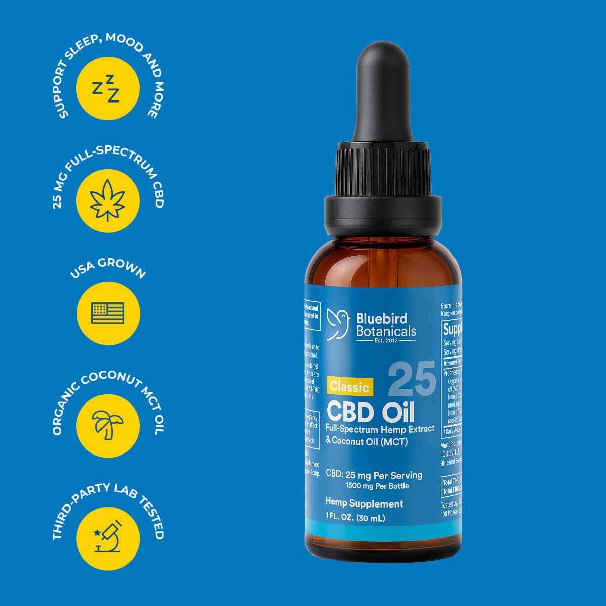 Classic CBD Oil | 10 mg & 25 mg CBD Tincture