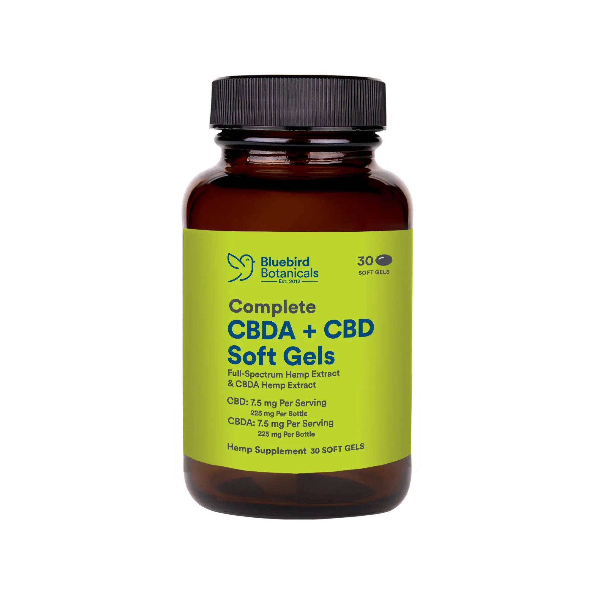 Complete CBDA + CBD Oil Soft Gels – Bluebird Botanicals