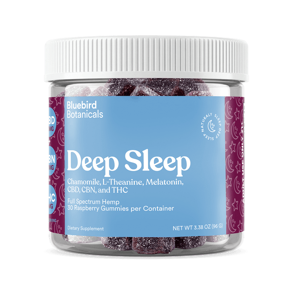 Deep Sleep Gummies | 50mg CBD + 20mg CBN + 3mg Delta-9 THC