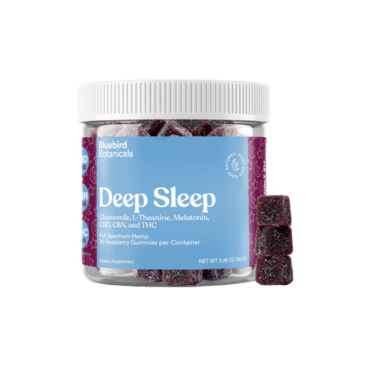 Deep Sleep Gummies | 50mg CBD + 20mg CBN + 3mg Delta-9 THC