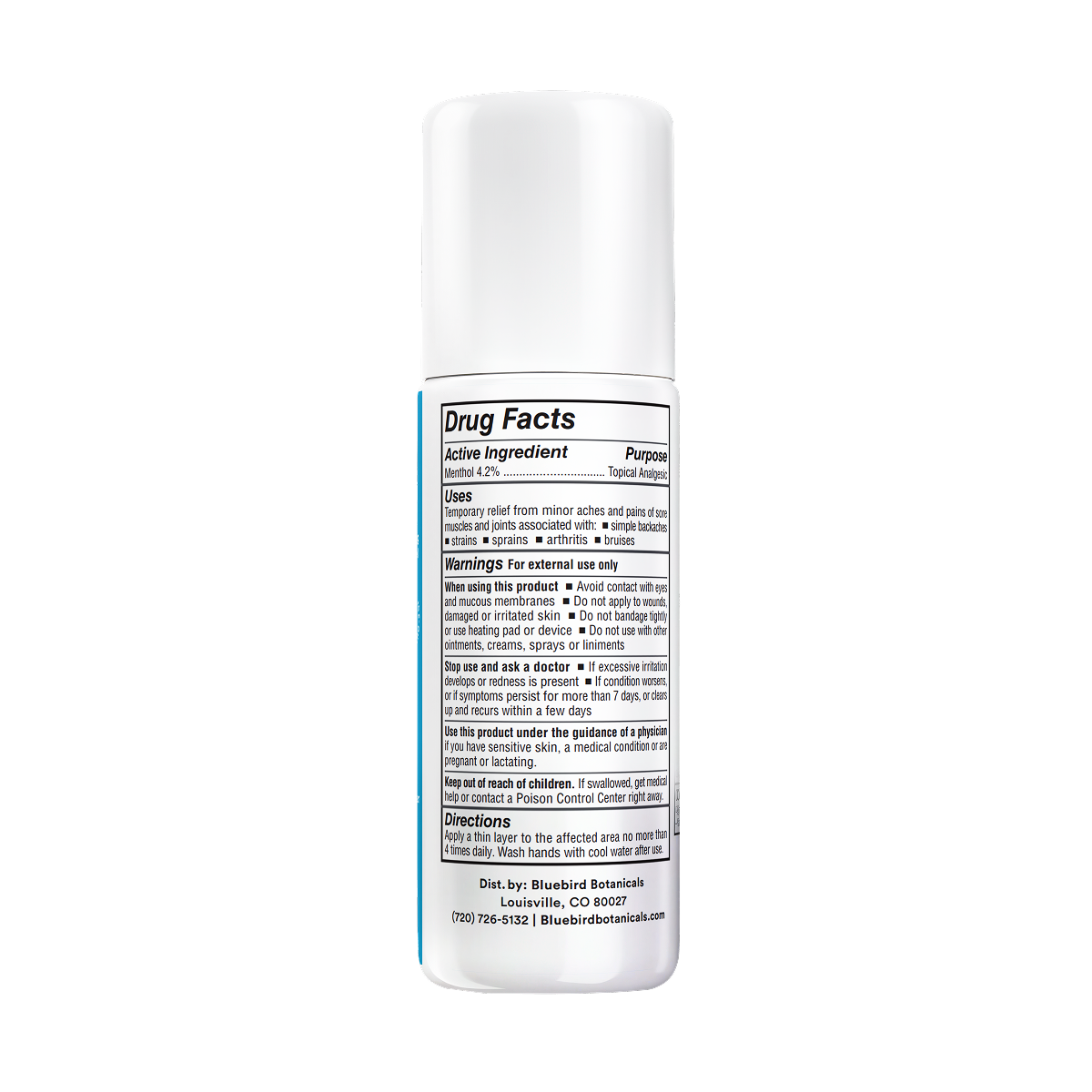 Ice Relief Roll-On – Broad Spectrum CBD Cooling Topical