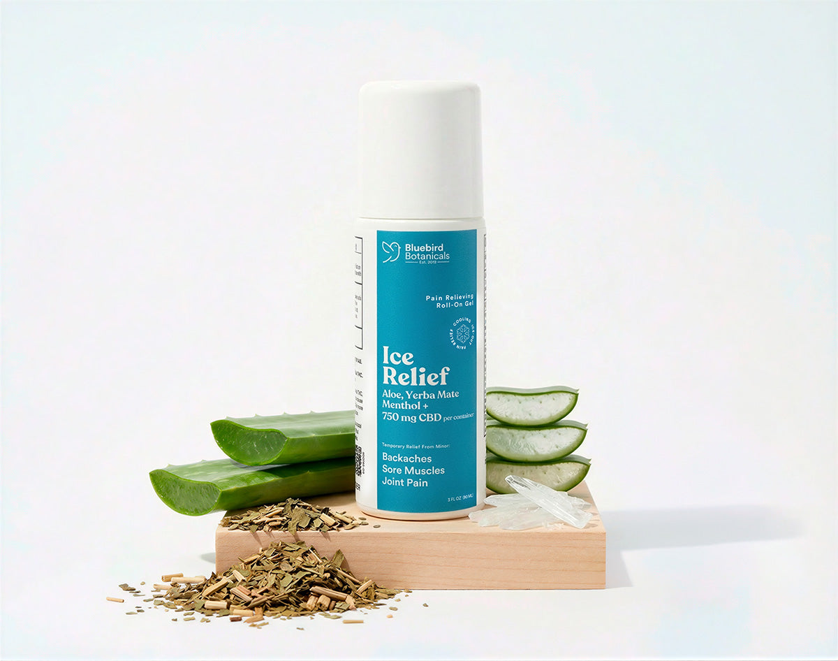 Ice Relief Roll-On – Broad Spectrum CBD Cooling Topical