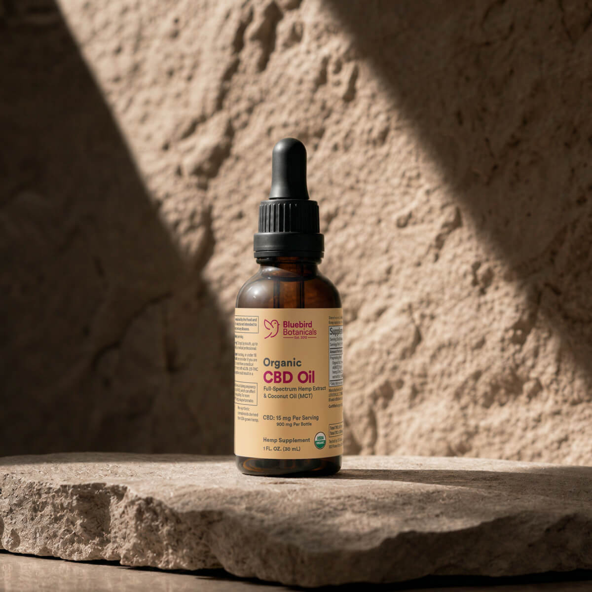 Bluebird Botanicals Organic CBD Oil Hemp Extract Oil