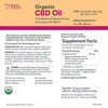 Bluebird Botanicals Organic CBD Oil Hemp Extract Oil facts