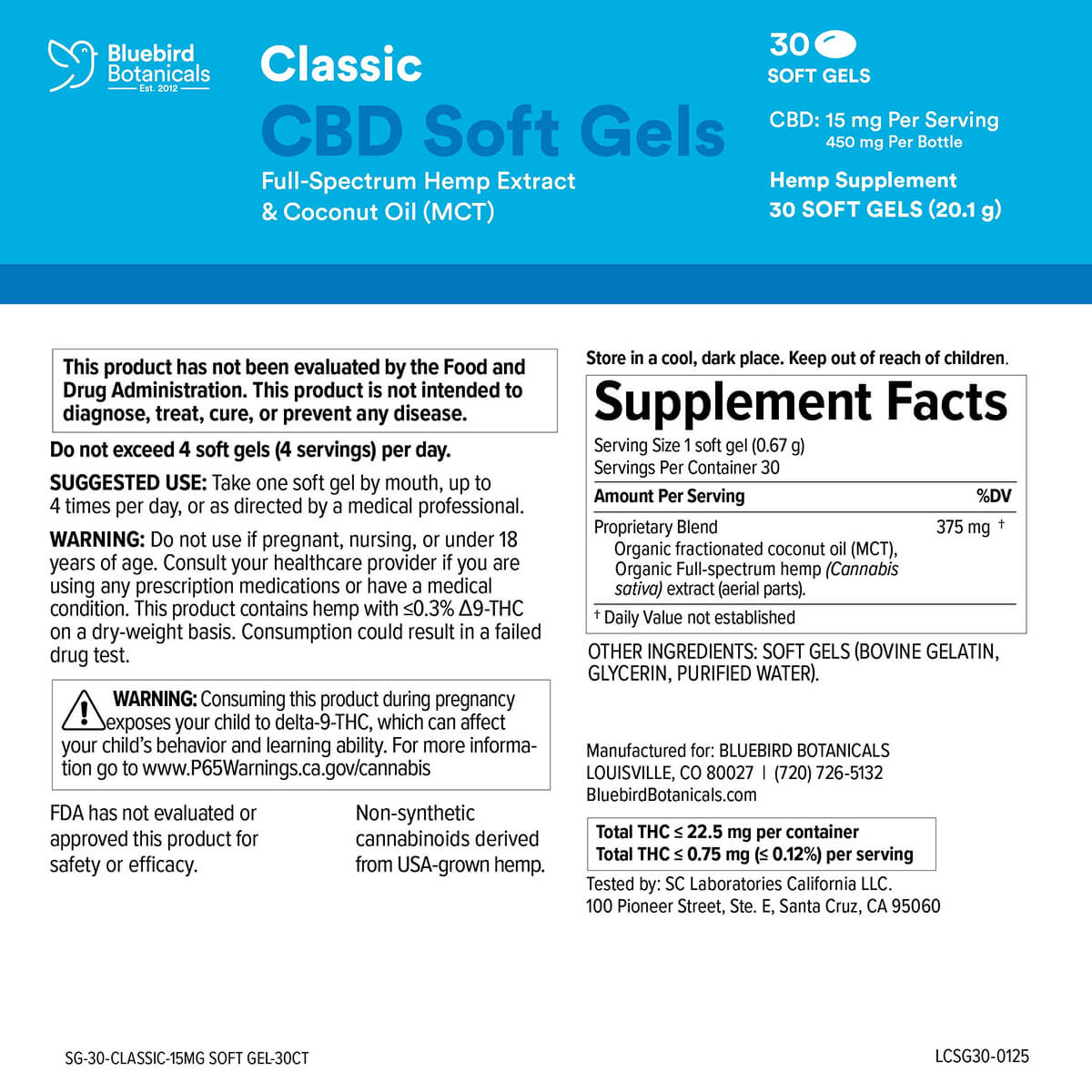 Classic CBD Oil Soft Gels