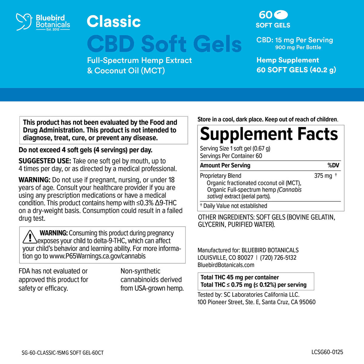 Classic CBD Oil Soft Gels