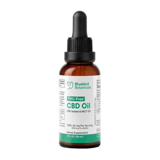 THC Free* CBD Oil  Bluebird Botanicals