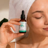 Woman with THC Free* CBD Oil Bluebird Botanicals
