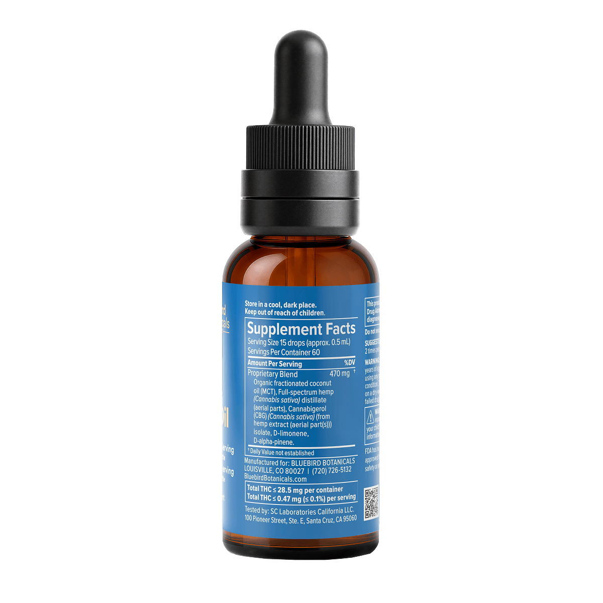 Buy Premium Uplift CBG + CBD Oil – Bluebird Botanicals