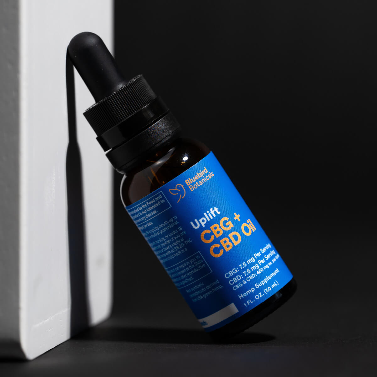 Bluebird Botanicals CBD and CBG oil
