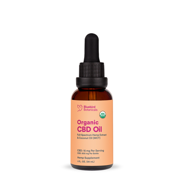 Organic CBD Oil Hemp Extract Oil Bluebird Botanicals 1oz - $49.95  