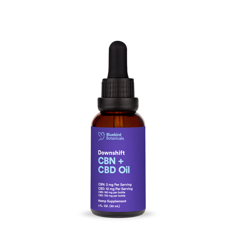Downshift CBN + CBD Oil – Bluebird Botanicals Downshift CBN + CBD Oil – Bluebird Botanicals